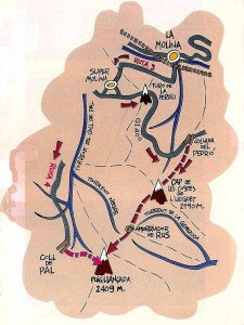 Mapa rutes 3 i 4