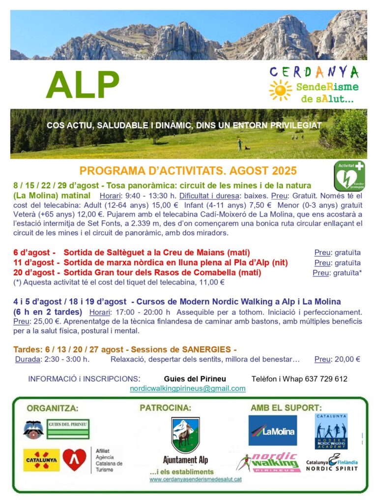 Cartell Senderisme de Salut