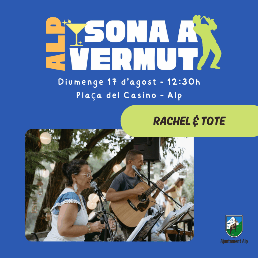 Cartell Sona a Vermut Rachel and Tote 2025
